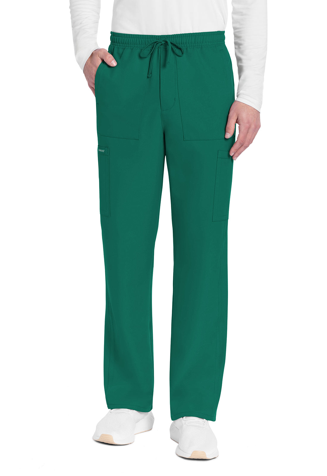 Cherokee Ultra Mid Rise Zip Fly Straight Leg Pant