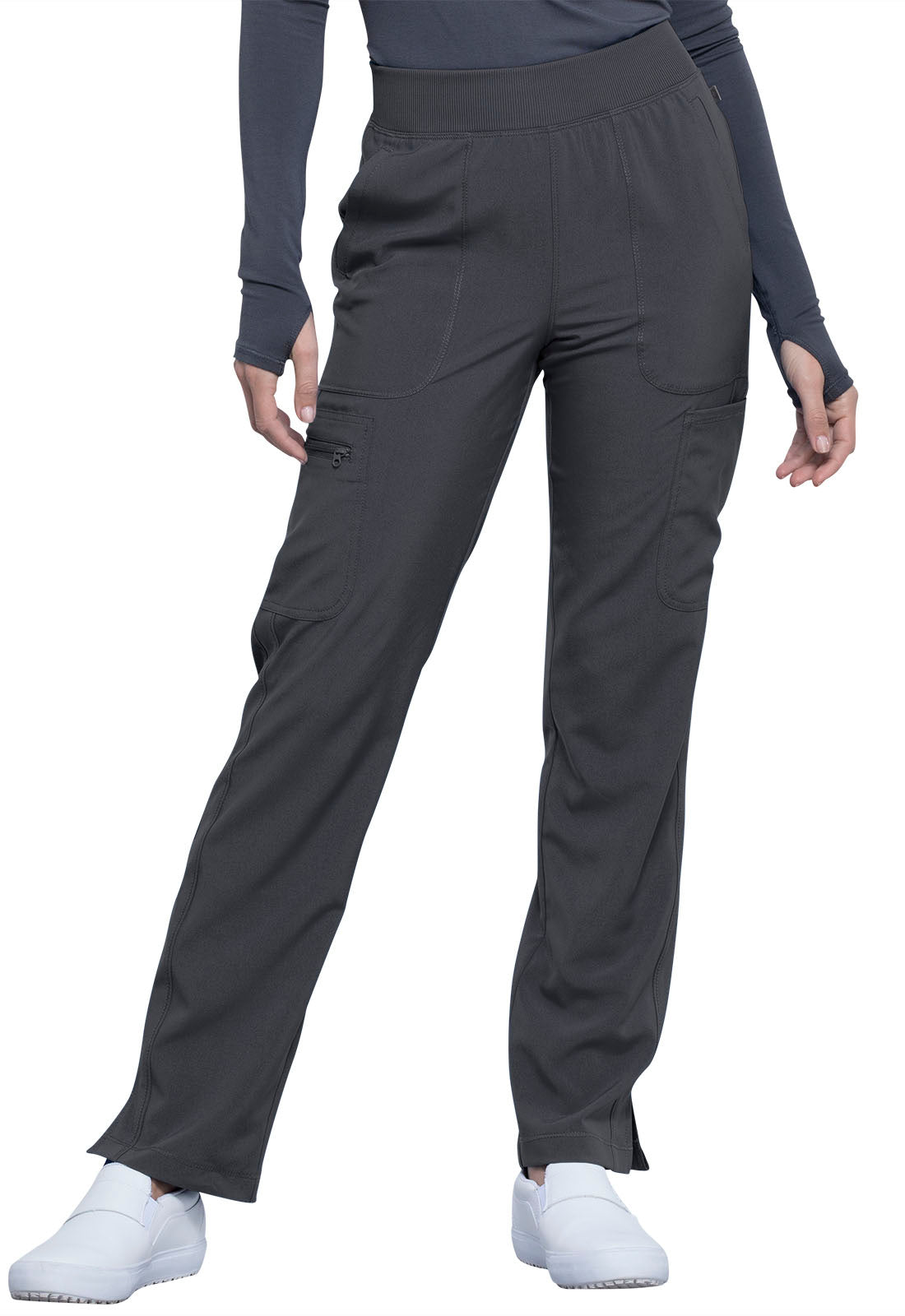 Cherokee Infinity Mid-Rise Tapered Leg Pull-on Pant