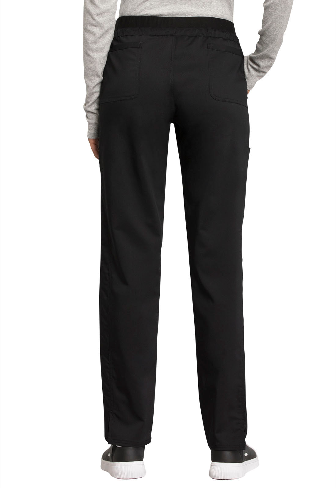 CHEROKEE Form Mid Rise Tapered Leg Drawstring Pant, CK095, S, Wine :  : Clothing, Shoes & Accessories
